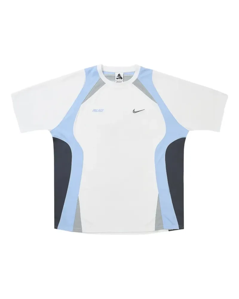PALACE x Nike logo-print panelled T-shirt - Weiß Weiß