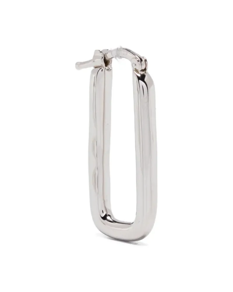 Jil Sander Eckige Ohrringe - Silber Silber