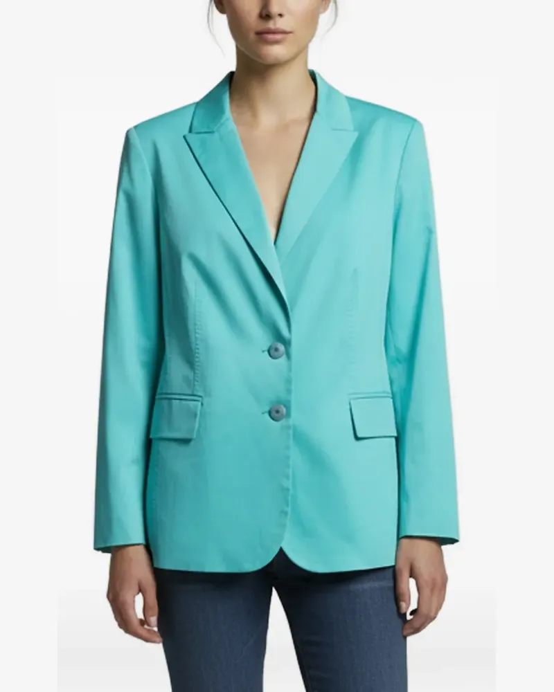 Marina Rinaldi Taillierter Blazer aus Satin - Grün Grün