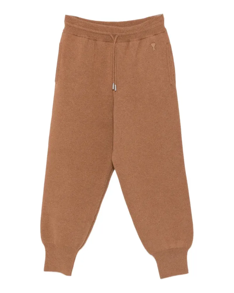AMI Paris Ami de Coeur drawstring trousers - Braun Braun