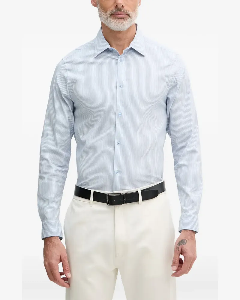 Mos Mosh long-sleeved stripe shirt - Blau Blau