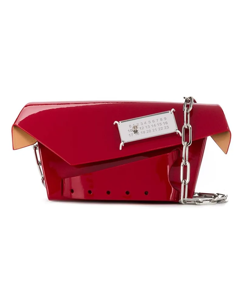 Maison Margiela Kleine 'Snatched' Handtasche Rot