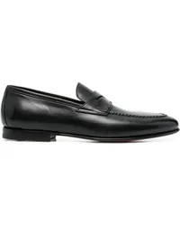 Santoni Klassische Penny-Loafer Schwarz