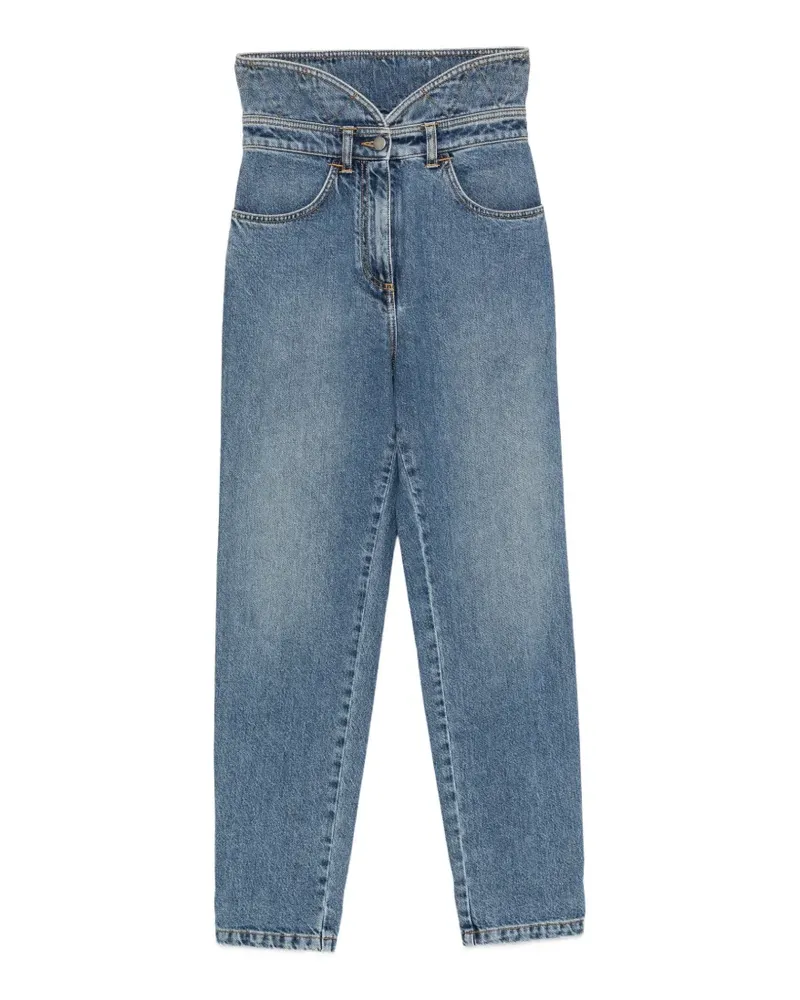 Philosophy Di Lorenzo Serafini Jeans mit hohem Bund - Blau Blau