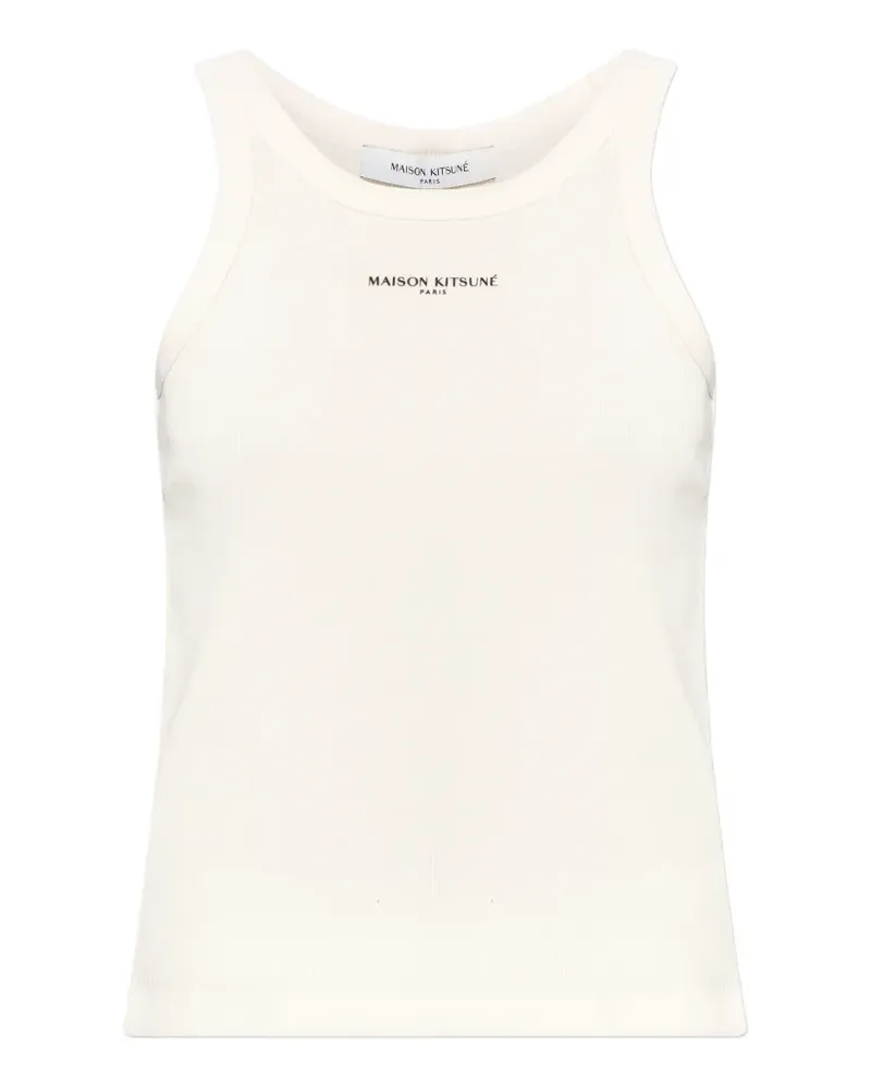 Kitsuné Trägershirt mit Logo-Detail - Nude Nude