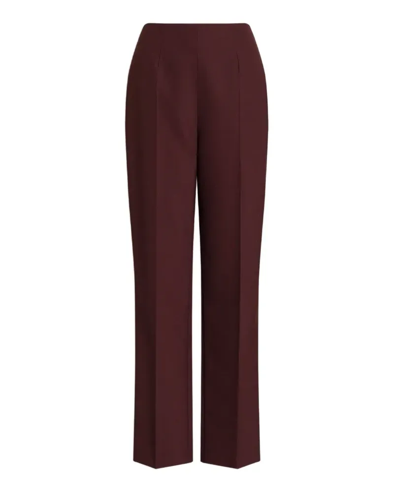 Alberta Ferretti pressed-crease trousers - Rot Rot
