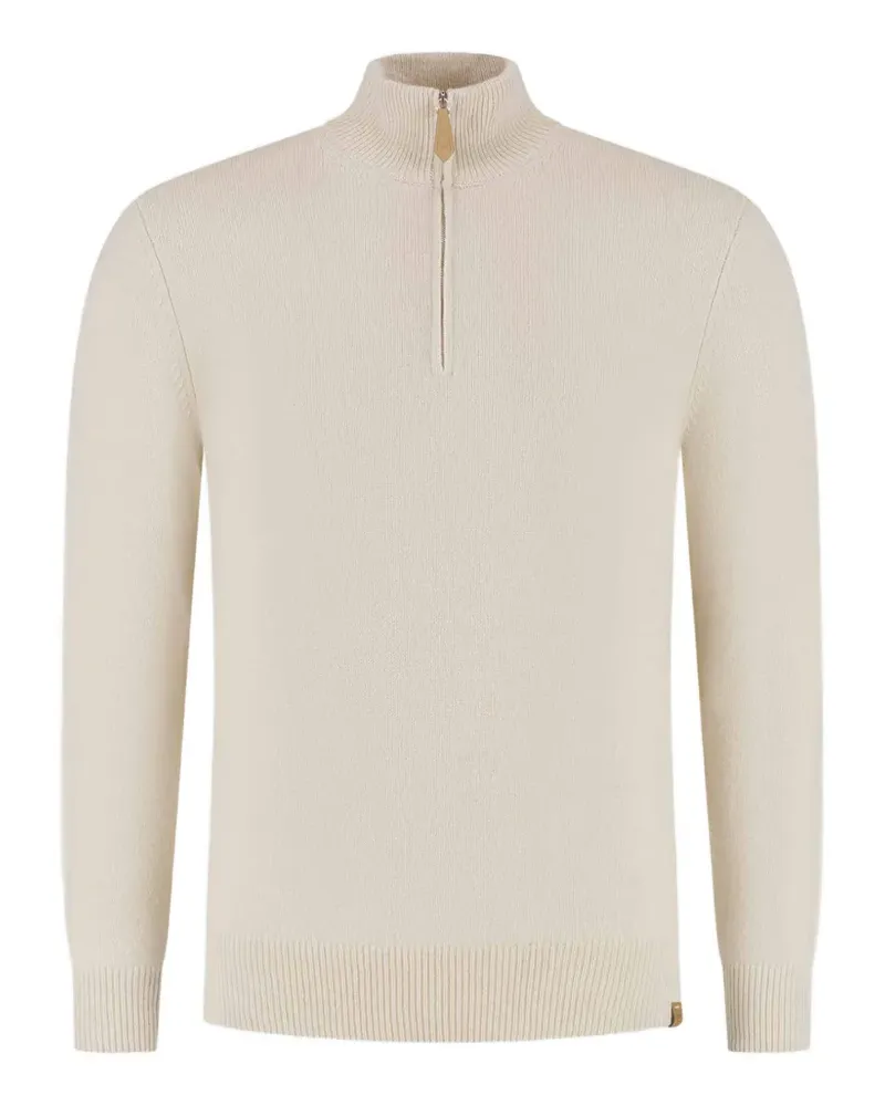 Jacob Cohën Pullover mit kurzem Reißverschluss - Nude Nude