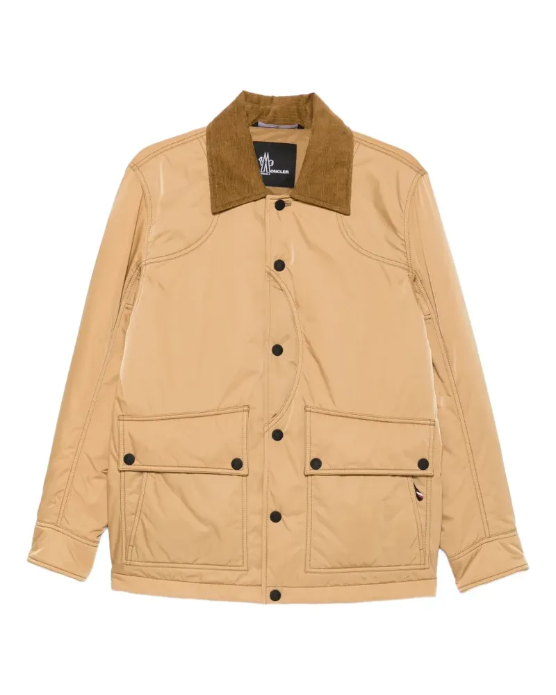 Moncler Louron quilted down jacket - Nude Nude