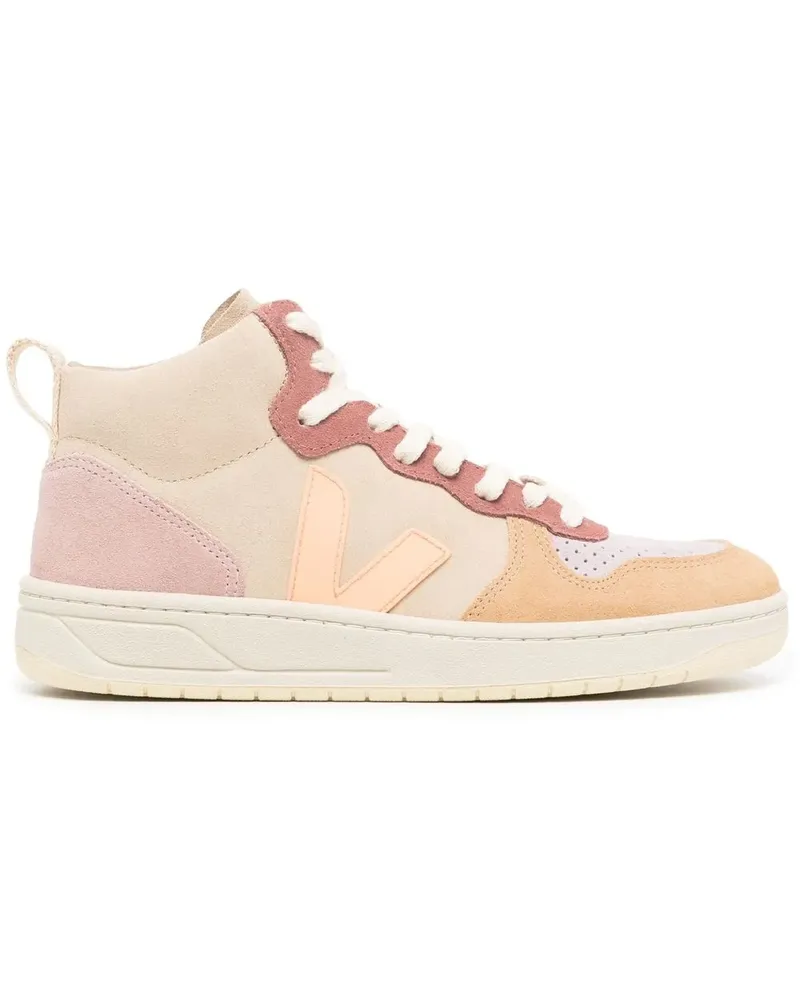 VEJA V-15 High-Top-Sneakers - Braun Braun