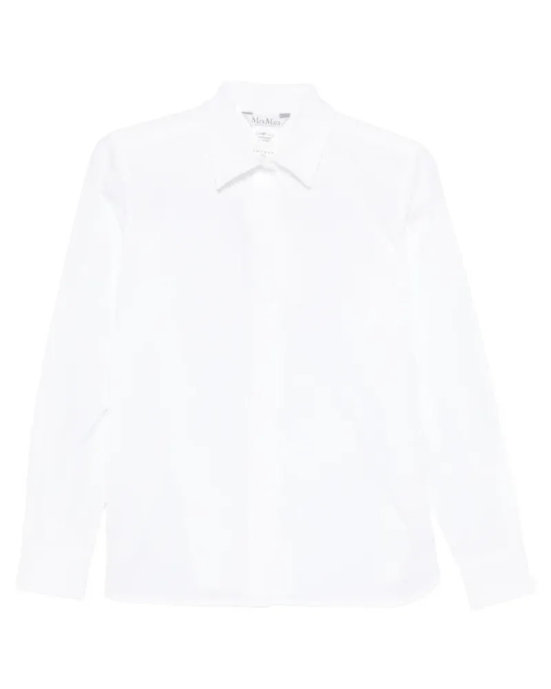 Max Mara Maroso collared cotton shirt - Weiß Weiß