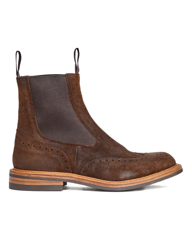 Tricker's Henry suede boots - Braun Braun