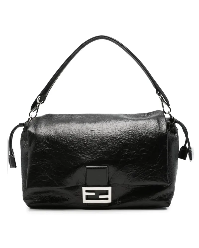 Fendi Große Baguette Tote Bag - Schwarz Schwarz