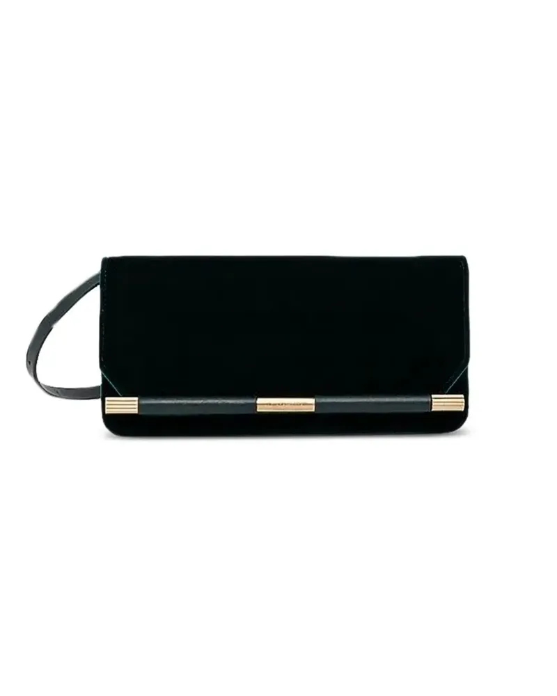 Victoria Beckham Clutch aus Samt - Grün Grün