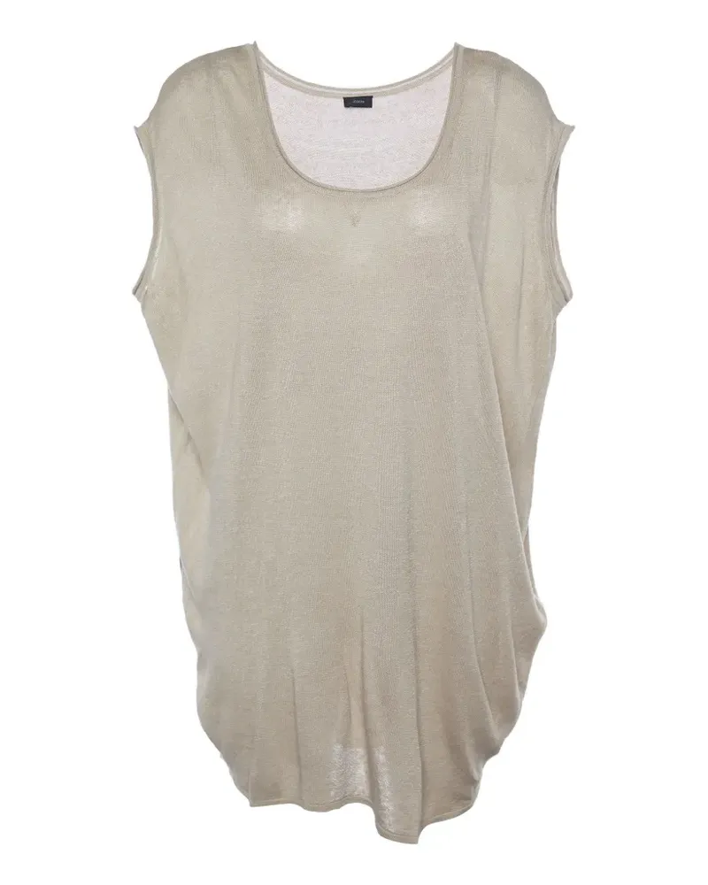 Joseph linen-knit top - Nude Nude