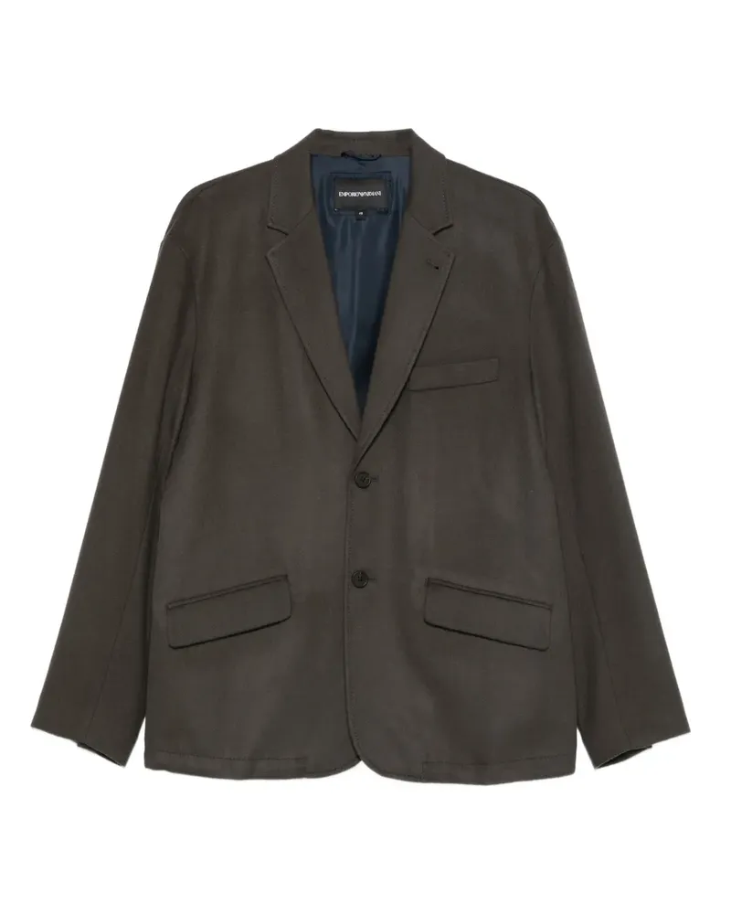 Emporio Armani Jacke mit geknöpften Taschen - Grau Grau
