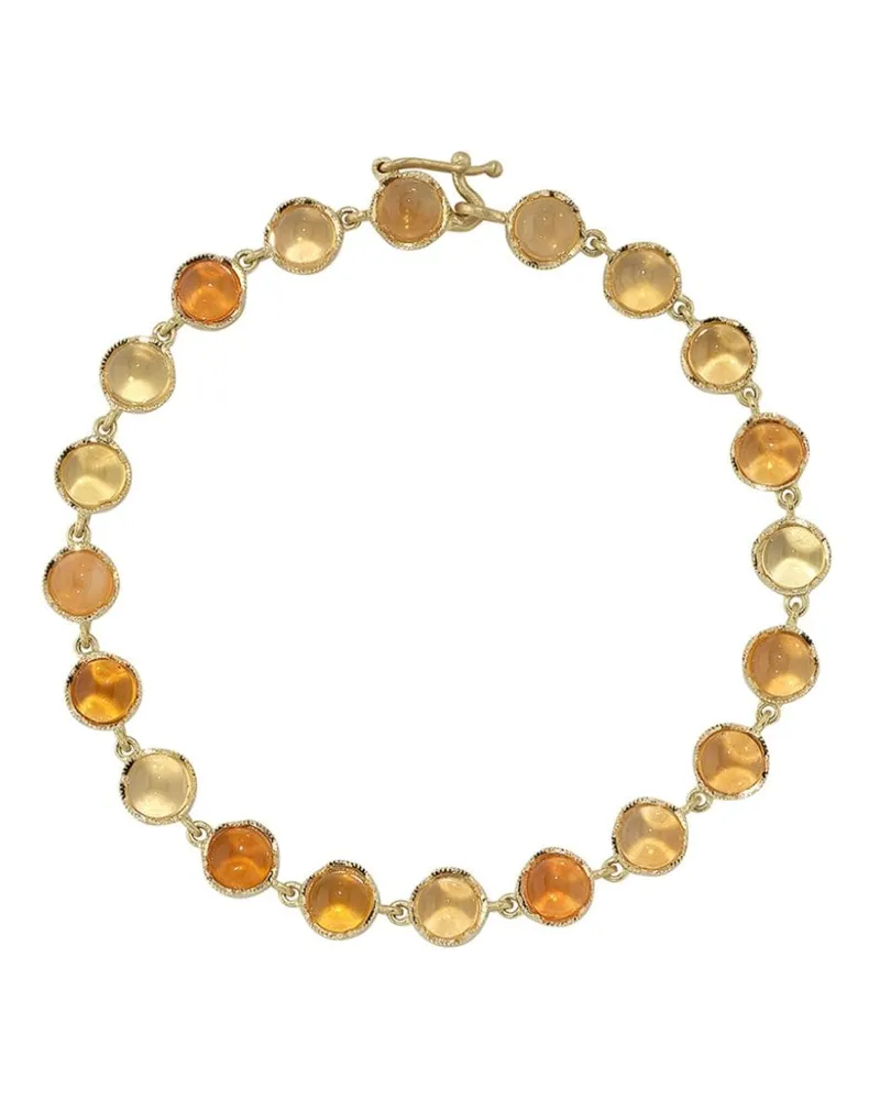 Irene Neuwirth 18kt Classic Link Gelbgoldarmband mit Feueropal Gold