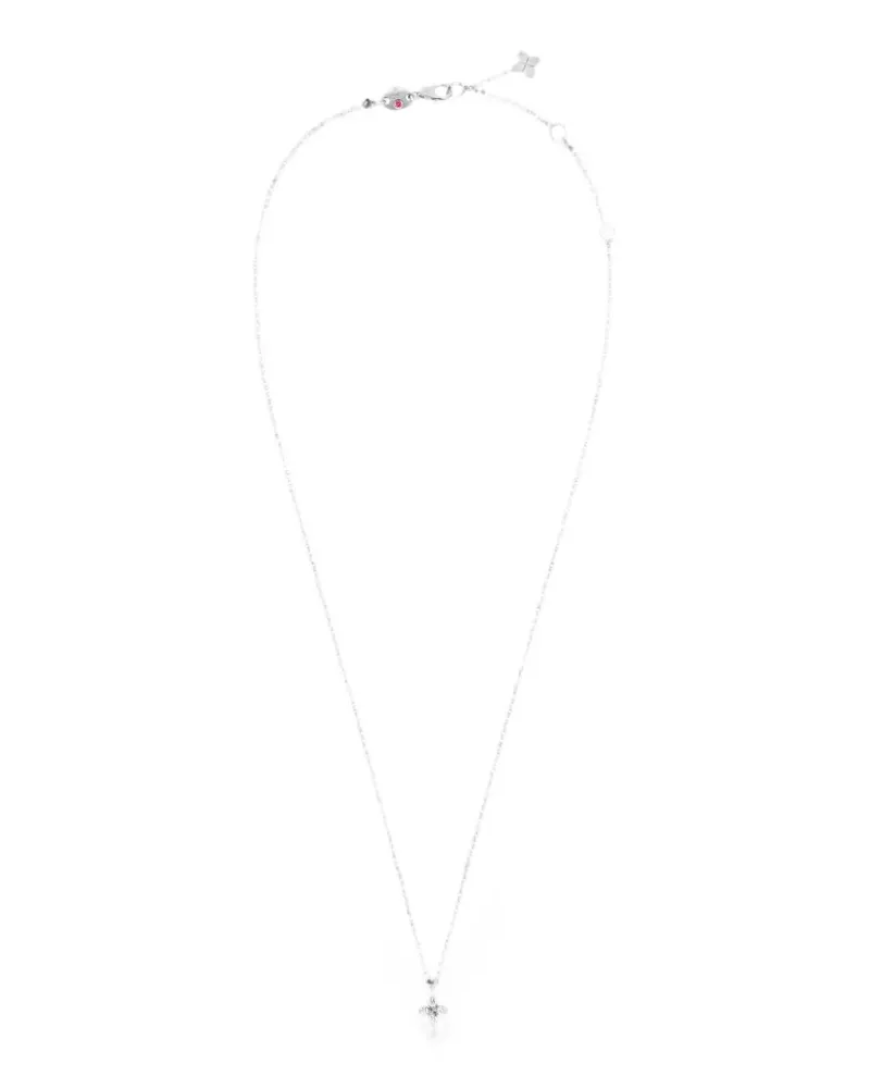 Roberto Coin Flower-diamond necklace - Silber Silber