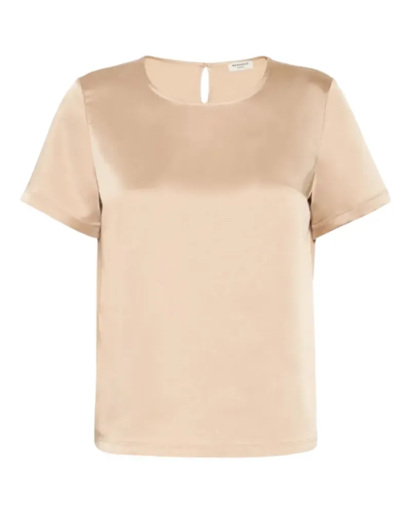 Max Mara Oberteil mit Satin-Finish - Nude Nude