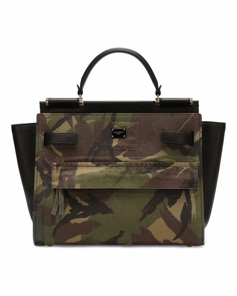 Dolce & Gabbana Sicily 62 Soft Handtasche - Grün Grün