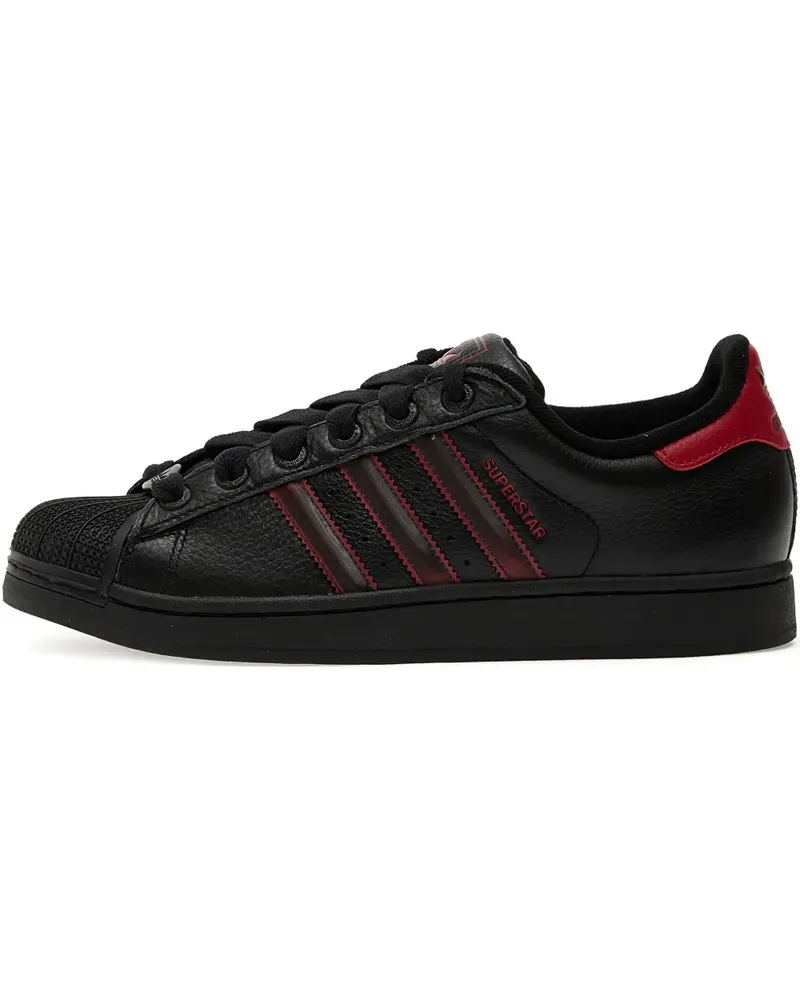 adidas Gestreifte Sneakers mit Muschelkappe - Schwarz Schwarz