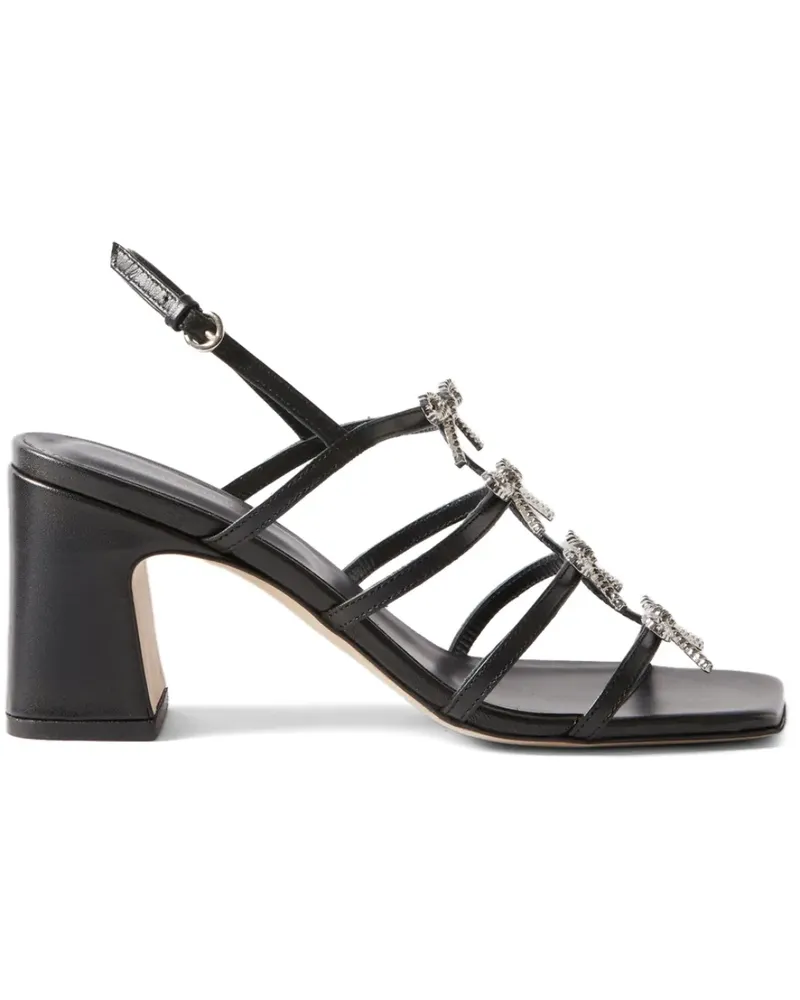 Claudie Pierlot Sandalen mit Schleifendetail - Schwarz Schwarz