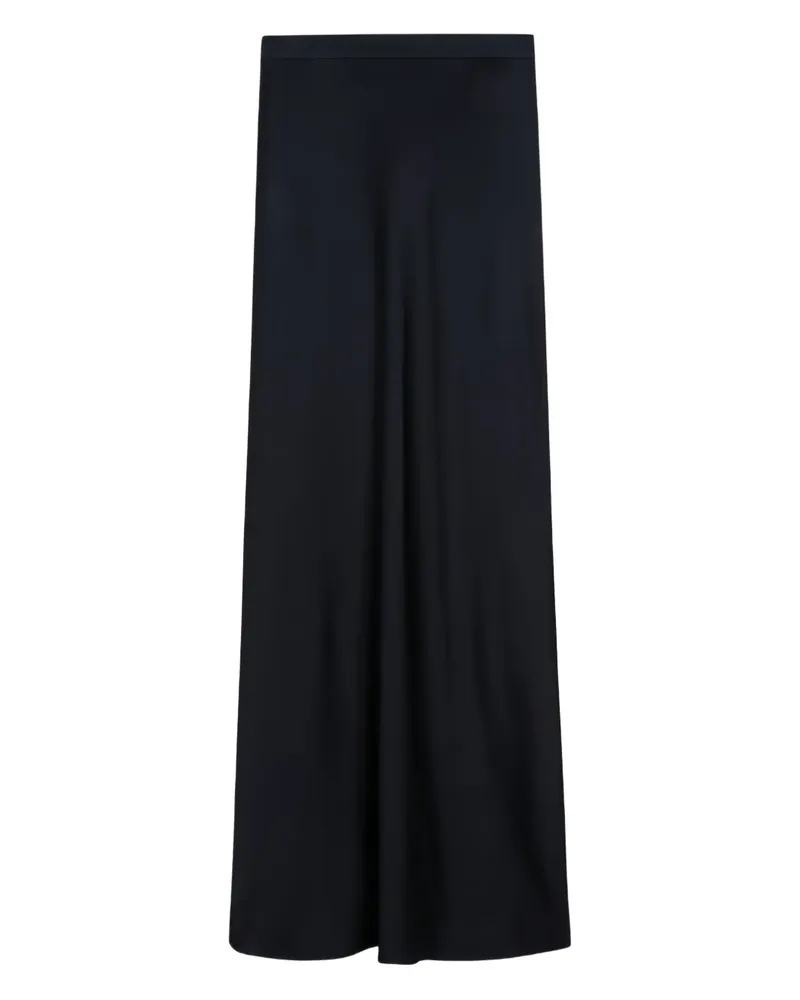 Max Mara Langer Rimini Rock mit Diagonalschnitt - Blau Blau