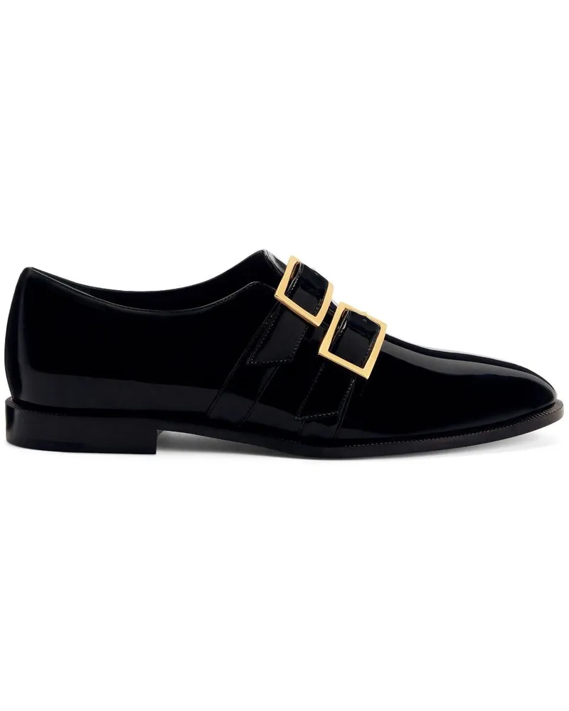 Giuseppe Zanotti Jhago Loafer mit Lackoptik - Schwarz Schwarz