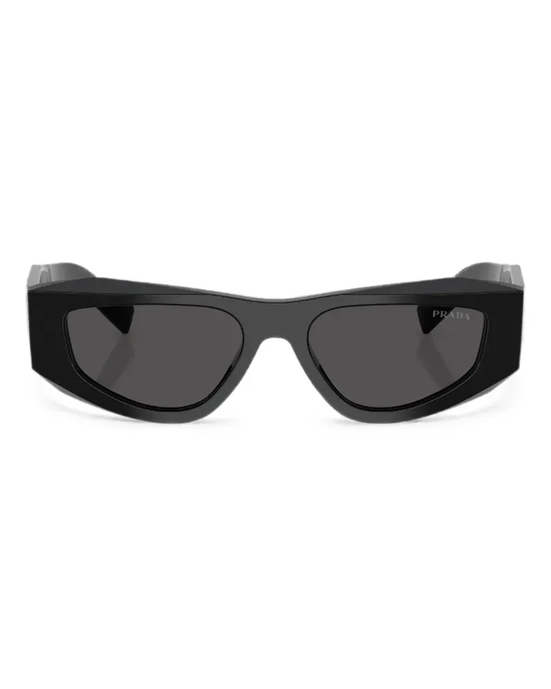 Prada geometric-frame sunglasses - Schwarz Schwarz