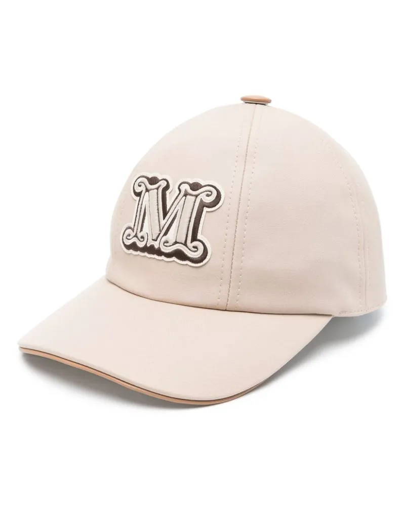 Max Mara Fischerhut mit Logo-Applikation - Nude Nude