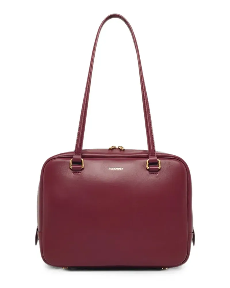 Jil Sander medium Vision leather shoulder bag - Rot Rot