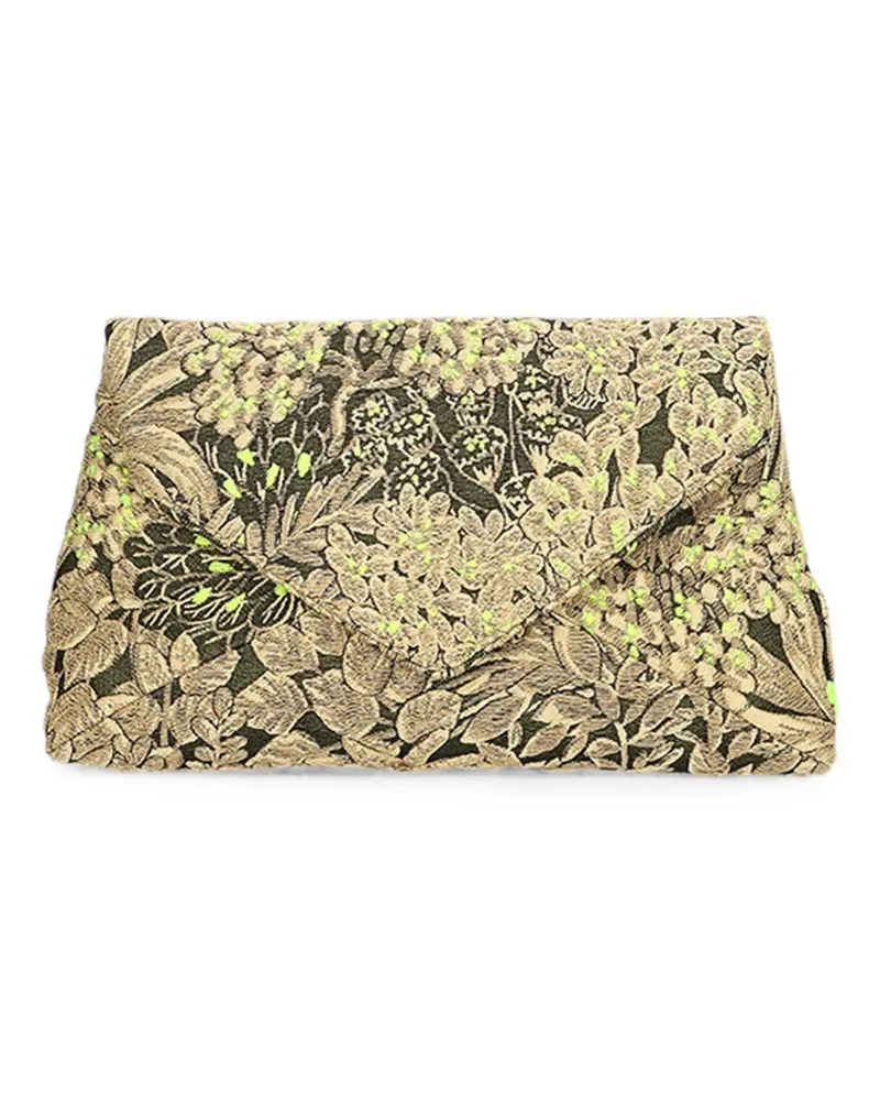 Dries van Noten Umhängetasche aus Jacquard - Gold Gold