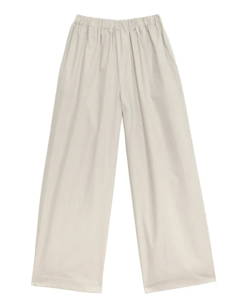 Baserange striped elasticated trousers - Nude Nude