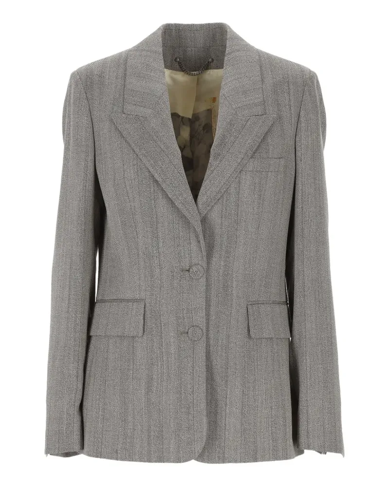 Golden Goose jacket in gray pinstripe wool-blend - Grau Grau