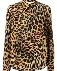 Stella McCartney Hemd mit Print Schwarz