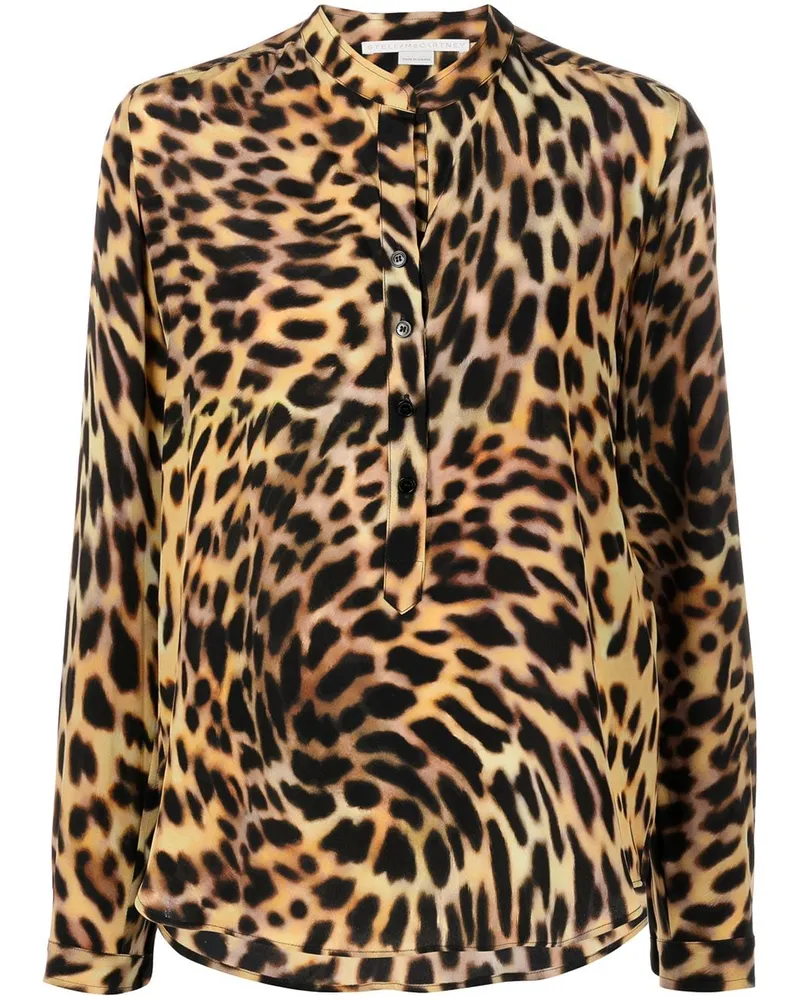 Stella McCartney Hemd mit Print - Schwarz Schwarz