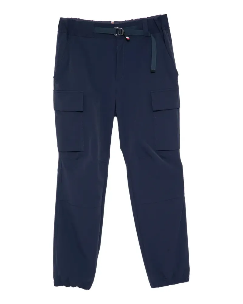 Moncler Hose mit Logo-Stickerei - Blau Blau