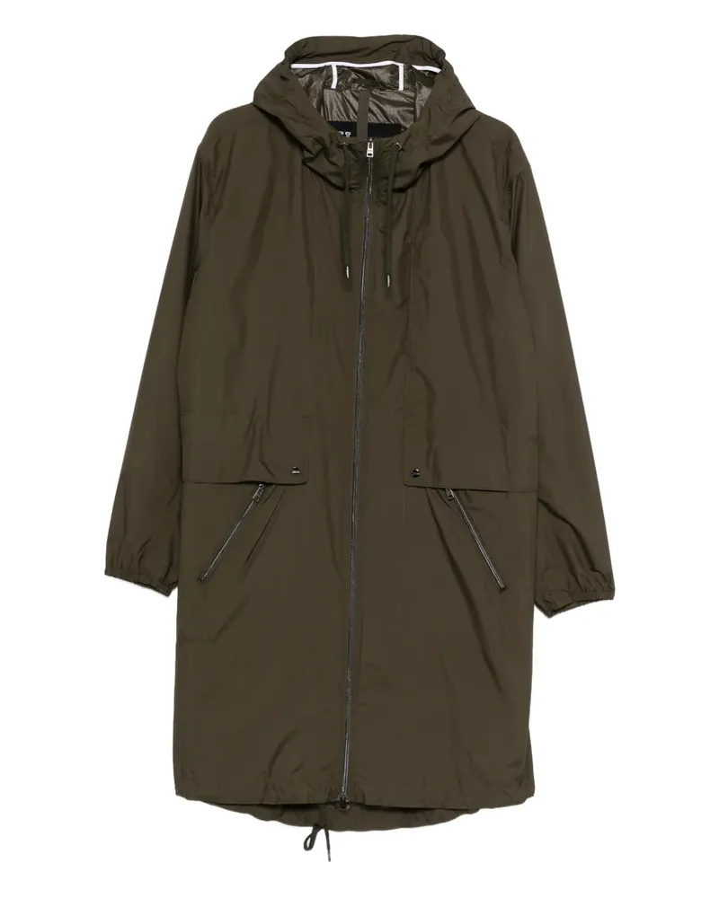 Herno Langer Windbreaker mit Kapuze - Grün Grün