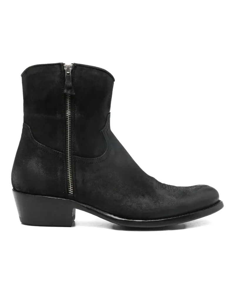 CENERE GB zip boots - Schwarz Schwarz