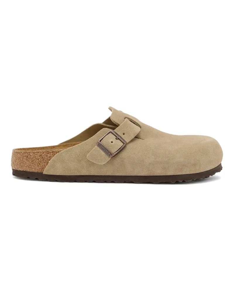 Birkenstock Boston buckle-fastening slides - Nude Nude