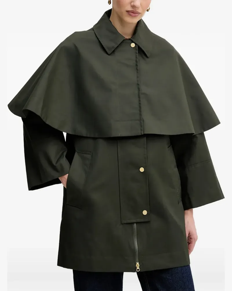Barbour Wasserdichter Fia Cape-Mantel - Grün Grün