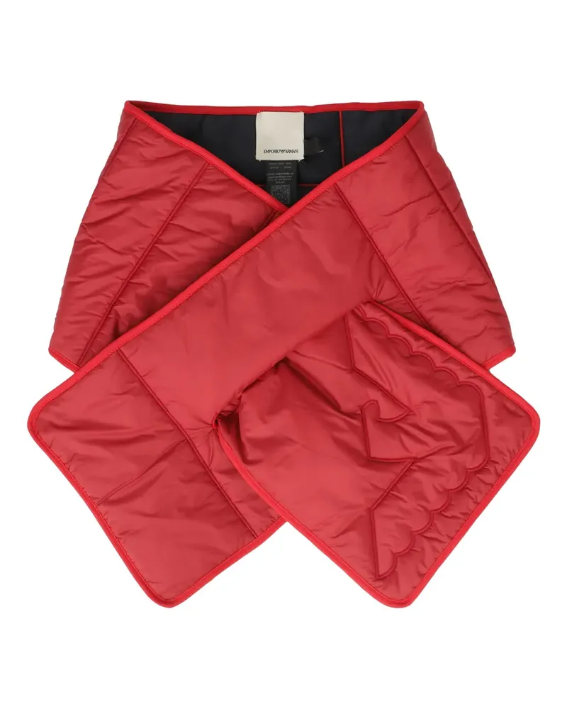Emporio Armani Gesteppter Schal - Rot Rot