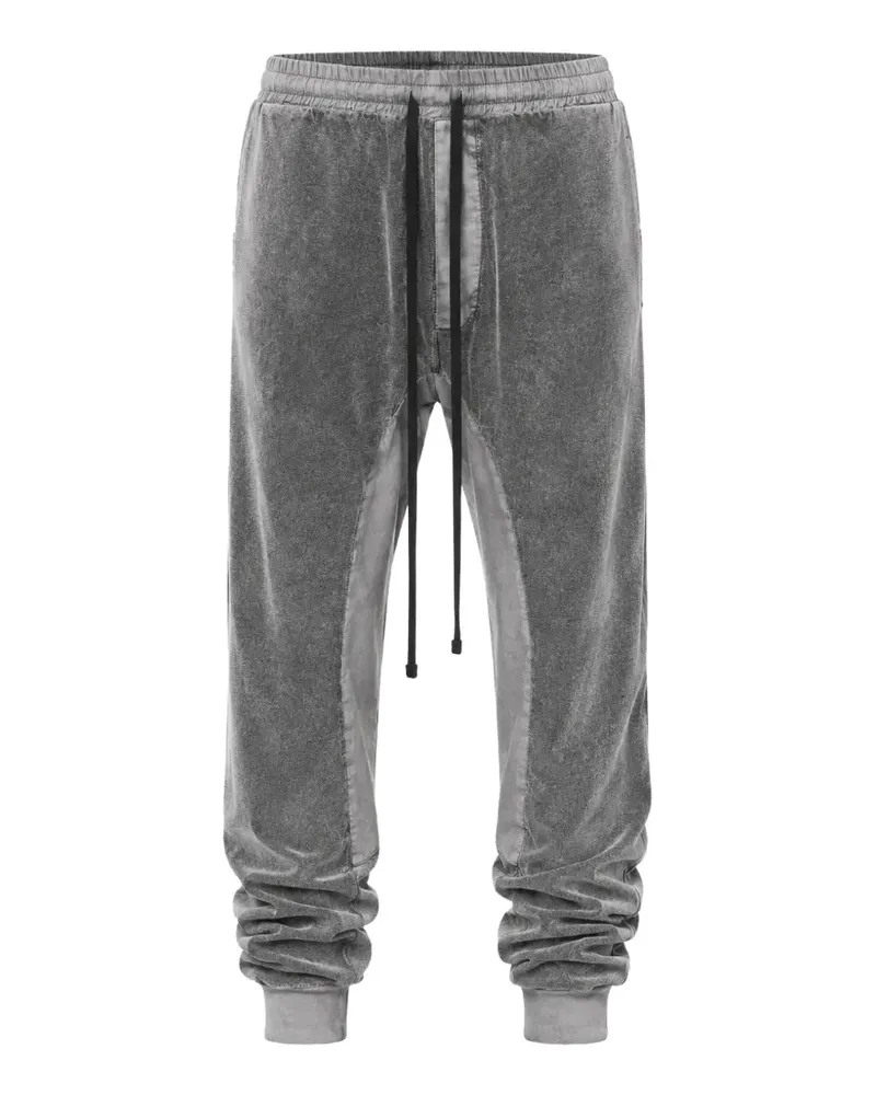 THOM KROM panelled drawstring track pants - Grau Grau