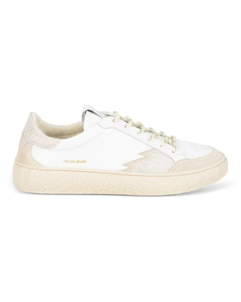 Stokton crackle-effect sneakers - Weiß Weiß