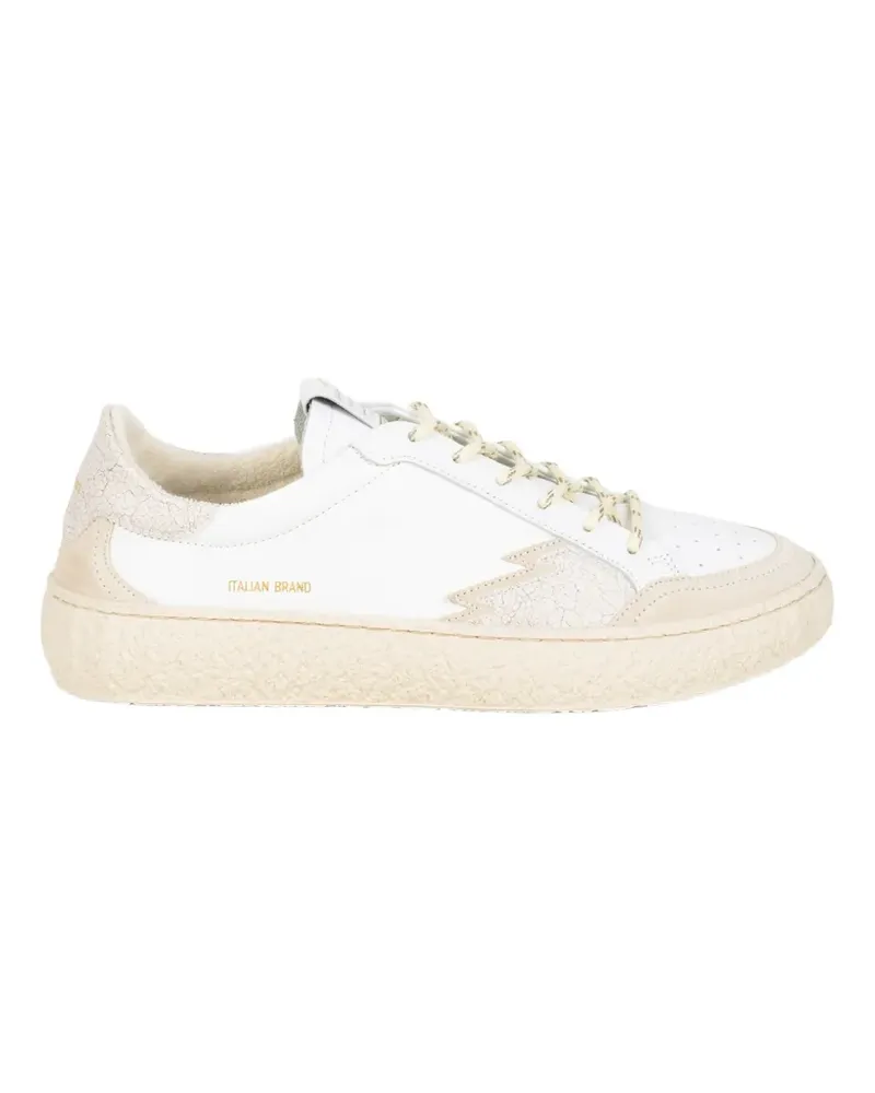 Stokton crackle-effect sneakers - Weiß Weiß