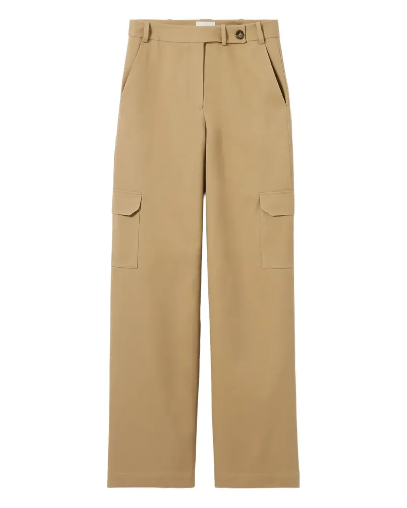 Claudie Pierlot Gerade Cargohose mit weitem Bein - Nude Nude