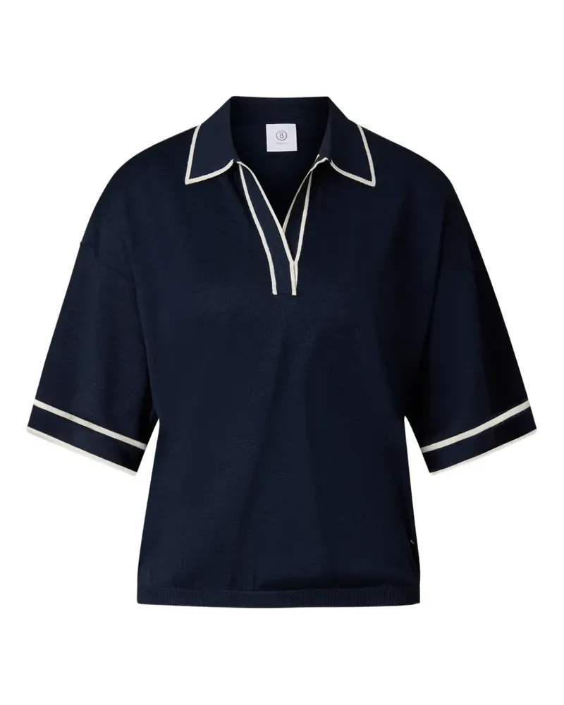 Bogner Paris T-Shirt mit Streifen - Blau Blau