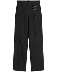 Lanvin Hose mit geradem Bein Schwarz