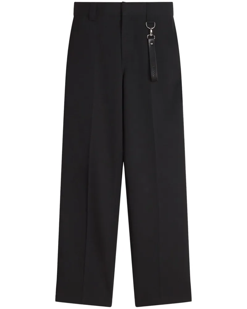Lanvin Hose mit geradem Bein - Schwarz Schwarz