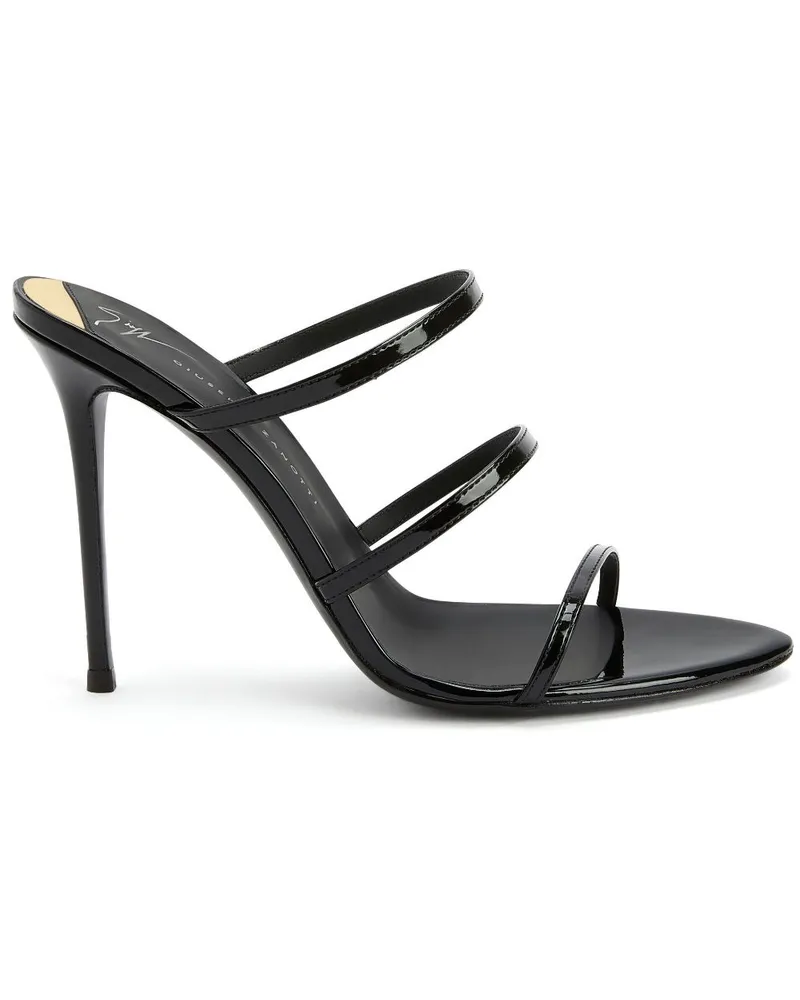 Giuseppe Zanotti Alimha Sandalen 105mm - Schwarz Schwarz