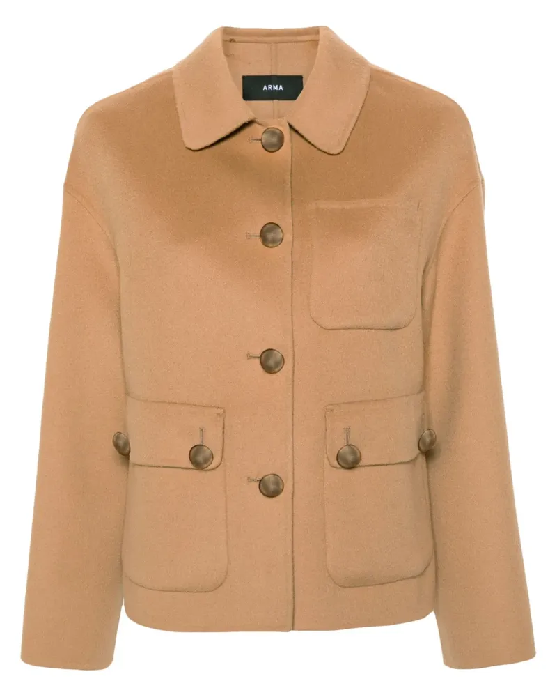 Arma Hollywood Jacke aus Wolle - Braun Braun